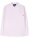 Awake Ny Overshirt Flannel Zip In Pink