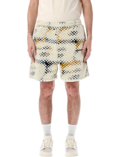 Awake Ny Pronted A Flleece Short In Multicolor
