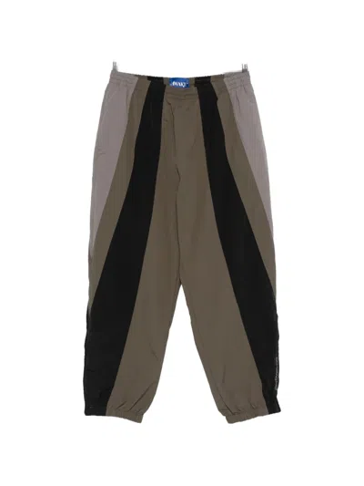 Awake Ny Pusherman Colourblock Track Pants In Green