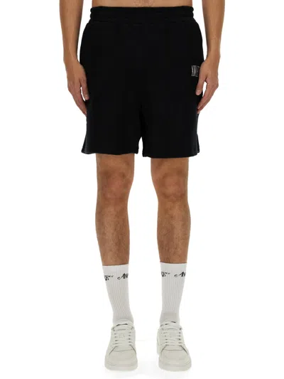 Awake Ny Y-3 Adidas Bermuda With Logo In Black