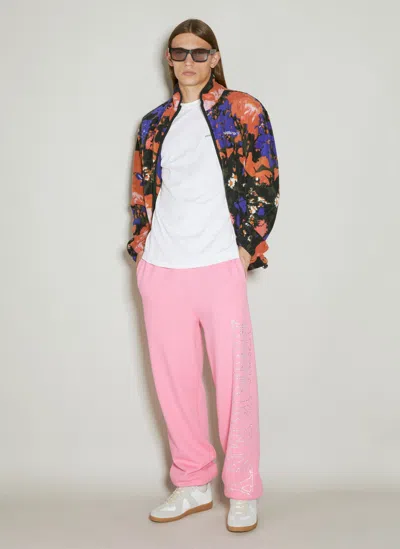 AWAKE NY RHINESTONE TRACK PANTS