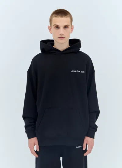 AWAKE NY SERIF HOODED SWEATSHIRT