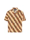 Awake Ny 'triple A Camp' Shirt In Brown