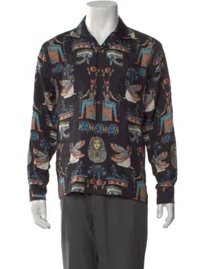 Pre-owned Awake Ny Silk Printed Shirt In Multi