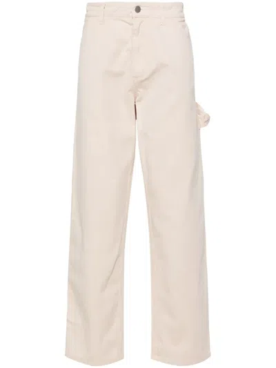 Awake Ny Cotton Trousers In White