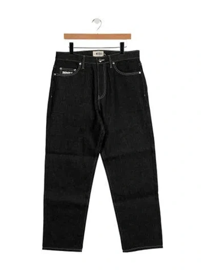 Pre-owned Awake Ny Straight-leg Jeans In Black