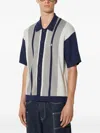 Awake Ny Knit Camp-collar Shirt In Blue