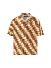 Awake Ny 'triple A Camp' Shirt In Brown