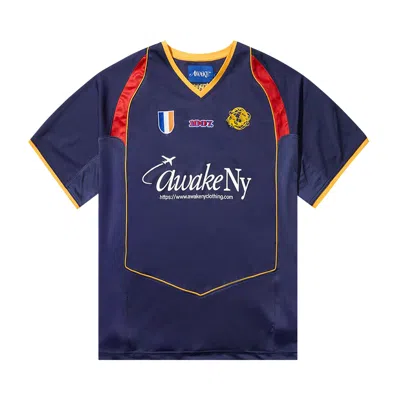 Pre-owned Awake Ny Unisphere Warm Up Jersey 'blue' | Men's Size Xxl