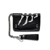 Awake Ny Vanson Bones Chain Wallet In Black