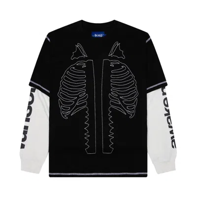 Pre-owned Awake Ny Vanson Bones Waffle T-shirt 'black' | Men's Size S