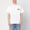 Awake Ny White T-shirt With Hammer Print In Multi