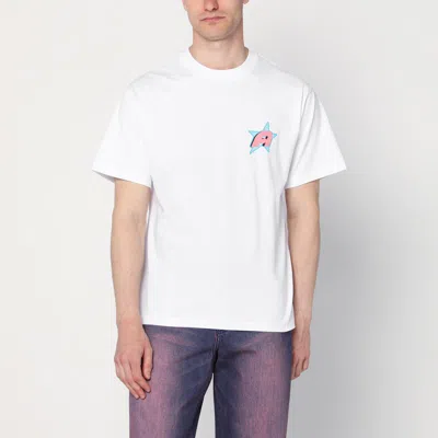 Awake Ny White T-shirt With Star A Logo