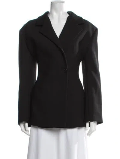 Pre-owned A.w.a.k.e. Nylon Blazer In Black