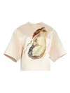 A.w.a.k.e. Oyster-print Blouses In Neutral