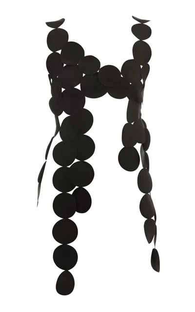 A.w.a.k.e. Pailette Top In Black