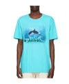 Awake Pattern Printed T-shirt In Blue