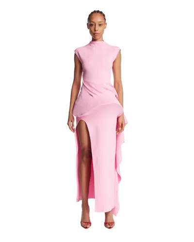 A.w.a.k.e. Pink Sculptural Dress