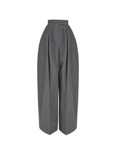 A.w.a.k.e. Pleated Tailored Trousers In Multi