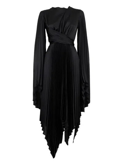 A.w.a.k.e. Pleated Wrap Dress