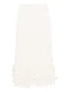 A.w.a.k.e. Rectangle Detail Pants In White