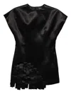 A.w.a.k.e. Rectangle-detail Top In Black