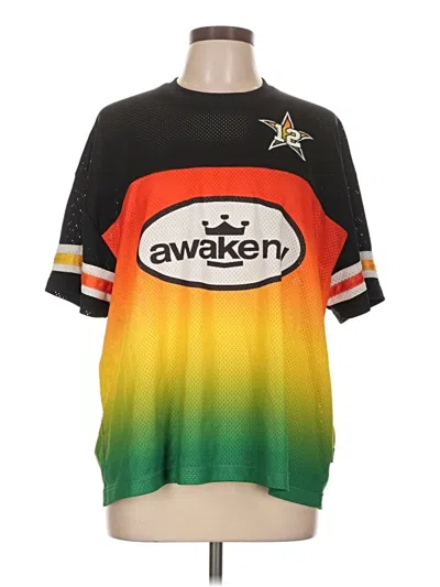 Pre-owned A.w.a.k.e. Short Sleeve T-shirt In Black