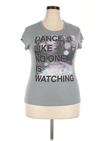 Pre-owned A.w.a.k.e. Short Sleeve T-shirt In Gray