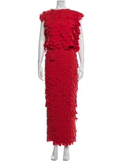 Pre-owned A.w.a.k.e. Skirt Set W/ Tags In Red