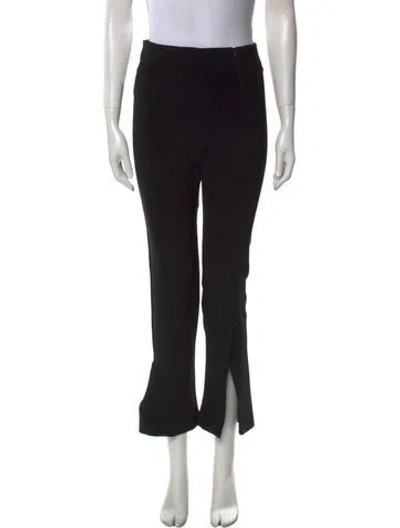 Pre-owned A.w.a.k.e. Straight Leg Pants In Black