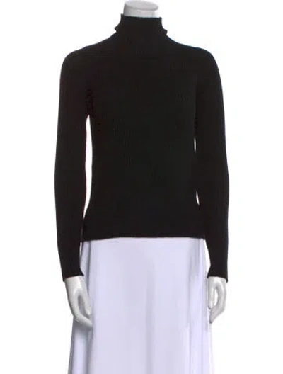 Pre-owned A.w.a.k.e. Turtleneck Sweater In Black