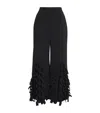 A.w.a.k.e. Virgin Wool Fringe Wide-leg Trousers