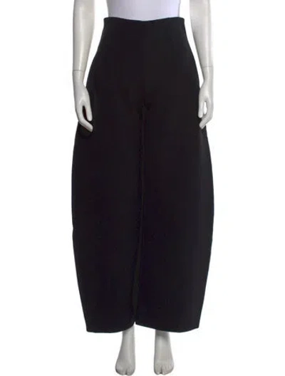 Pre-owned A.w.a.k.e. Wide Leg Pants In Black
