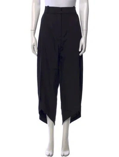 Pre-owned A.w.a.k.e. Wide Leg Pants In Black
