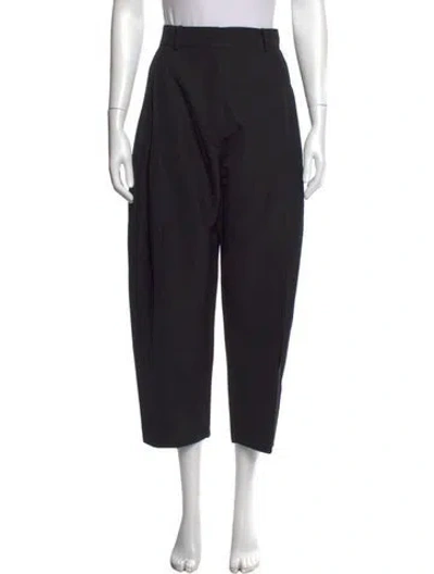 Pre-owned A.w.a.k.e. Wide Leg Pants In Black