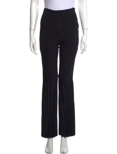 Pre-owned A.w.a.k.e. Wide Leg Pants In Black