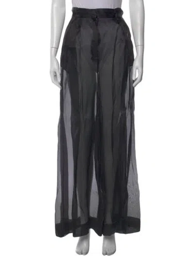 Pre-owned A.w.a.k.e. Wide Leg Pants In Gray