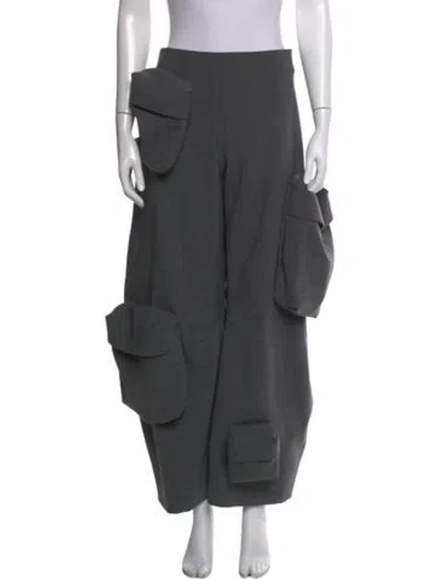 Pre-owned A.w.a.k.e. Wide Leg Pants W/ Tags In Gray