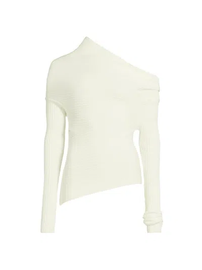 A.w.a.k.e. Women's Off-the-shoulder Sweater In White