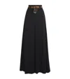 A.w.a.k.e. Wool Full-split Wide-leg Trousers In Black