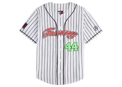 Pre-owned Awake X Tommy X Mercedesamg F1 Lewis Baseball Jersey In White