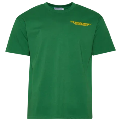 Aware Brand Mens  3 Eye T-shirt In Green/multi