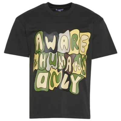 Aware Brand Mens  Human Short Sleeve T-shirt