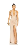 Awave Studio Chest And Leg Long Dress
