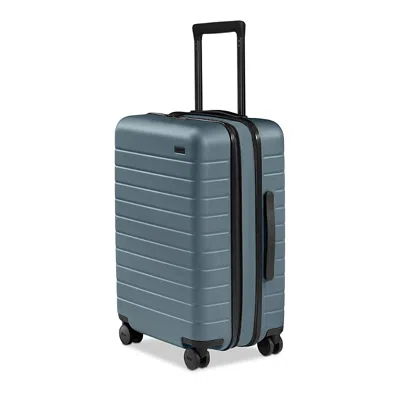 Away 23 Bigger Carry On Flex Luggage In Coast Blue In Gray