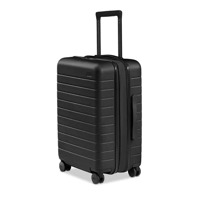 Away 23 Bigger Carry On Flex Luggage In Jet Black