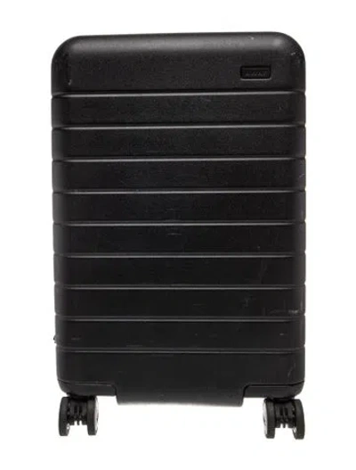 Pre-owned Away Aluminum Suitcase In Black