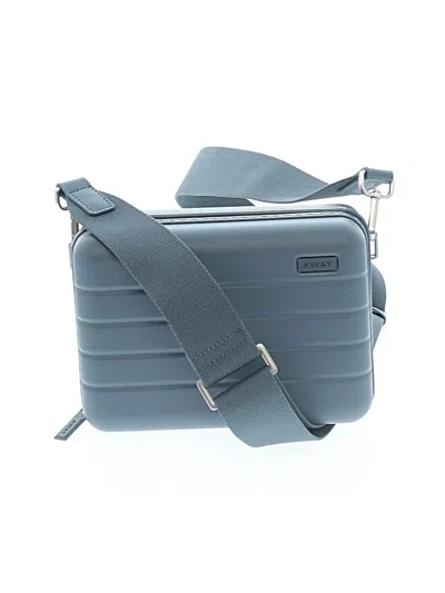 Pre-owned Away Crossbody Bag In Blue