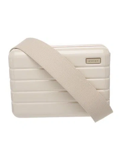 Pre-owned Away Crossbody Bag In Neutral