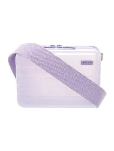 Pre-owned Away Crossbody Bag In Purple